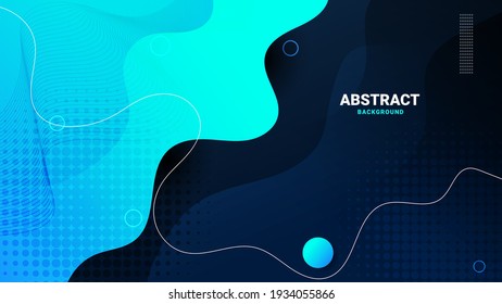 Abstract liquid color background with fluid gradient style. Modern banner vector.