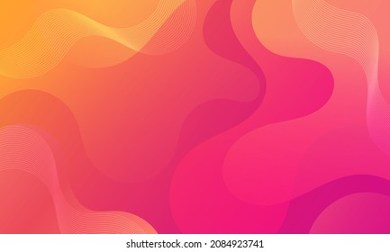 Abstract liquid color background. Modern background design. gradient color. Fluid shapes composition. Fit for website, banners, wallpapers, brochure, posters