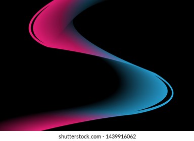 Abstract liquid color blend background with color gradient.