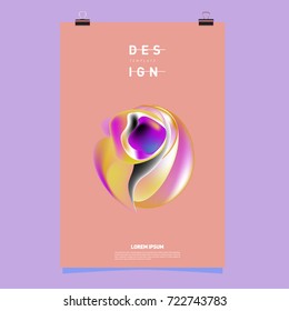 Abstract Liquid color covers set. Fluid shapes composition. Futuristic design posters. Vector layout design template.
