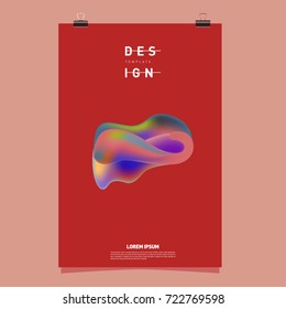 Abstract Liquid color covers set. Fluid shapes composition. Futuristic design posters. Vector layout design template.
