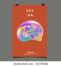 Abstract Liquid color covers set. Fluid shapes composition. Futuristic design posters. Vector layout design template.
