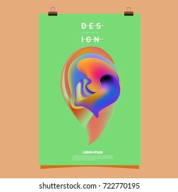 Abstract Liquid color covers set. Fluid shapes composition. Futuristic design posters. Vector layout design template.
