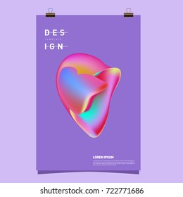 Abstract Liquid color covers set. Fluid shapes composition. Futuristic design posters. Vector layout design template.
