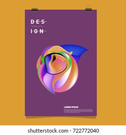 Abstract Liquid color covers set. Fluid shapes composition. Futuristic design posters. Vector layout design template.