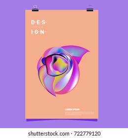 Abstract Liquid color covers set. Fluid shapes composition. Futuristic design posters. Vector layout design template.