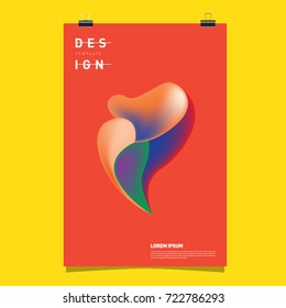 Abstract Liquid color covers set. Fluid shapes composition. Futuristic design posters. Vector layout design template.