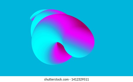 Abstract liquid color flow background. Wavy structure. Technology or science concept design
