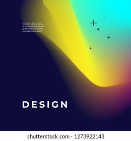 Abstract liquid color with heart shape for your valentine event. happy new years 2019 and black briday poster design.