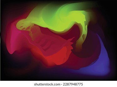 fondo abstracto de imagen de color líquido