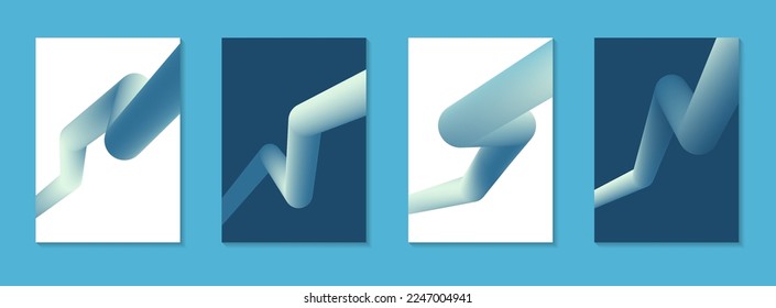 Abstract liquid color shapes. Colorful curve line. Graphic concept for your design