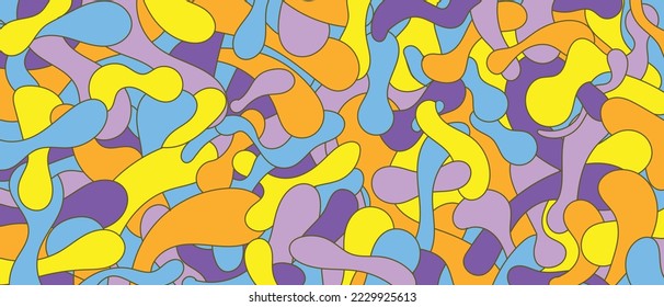 abstract liquid colorful pattern background vector illustration