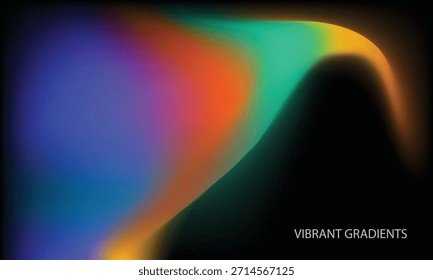 Fondo de gradiente colorido líquido Abstractas
