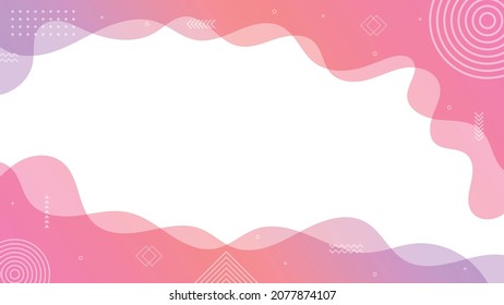 Resumen Diseño de fondo de colores líquidos. Con memphis y elementos de forma geométrica. Composición de formas de gradiente fluido. Fondo de diseño futurista. EPS10 vectores