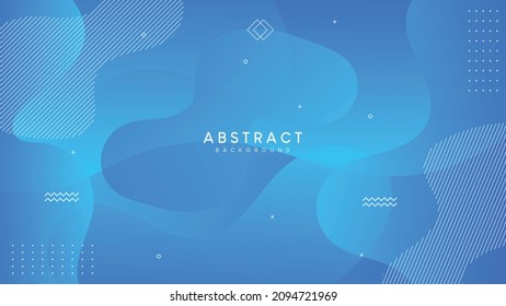 Resumen Diseño de fondo de colores líquidos. Con memphis y elementos de forma geométrica. Composición de formas de gradiente fluido. Fondo de diseño futurista. EPS10 vectores
