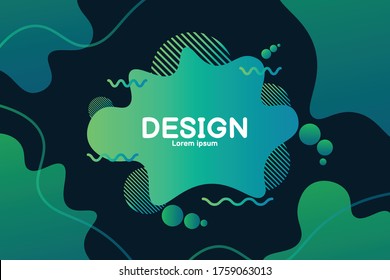 Abstract Liquid cool Color Background Natural color concepts , gradient And the free shape color is flowing 