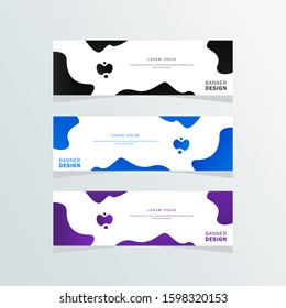 abstract liquid design banner web template and business background template.