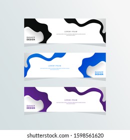 abstract liquid design banner web template and business background template.