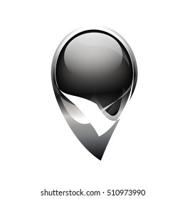Abstract liquid design shape. Vector fluid illustration