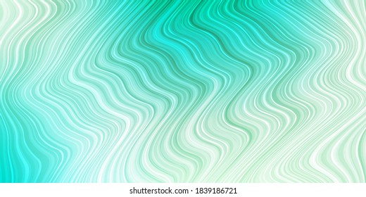 Abstract liquid dynamic trendy gradient waves. Fluid pastel marble texture. Modern green & blue wavy texture. Vector illustration
