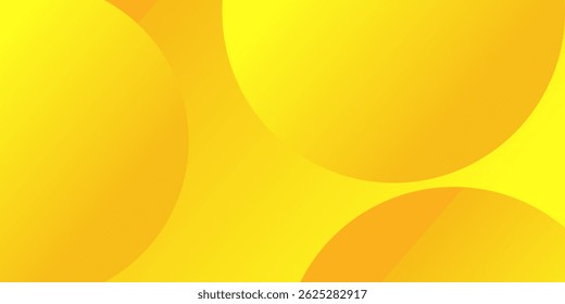 Abstract liquid fluid circles bright yellow color background. 3D sphere balls shape. Creative minimal bubble trendy gradient template for cover brochure, flyer, poster, banner web.