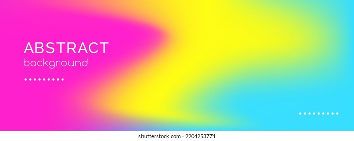 Resumen de la plantilla de banner de degradado coloreado de líquido líquido líquido líquido. Vector de largo tiempo mínimo de fondo creativo para la portada de medios sociales, banner web con espacio para copiar texto