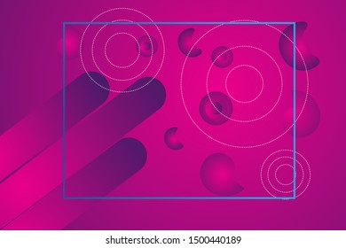 Abstract liquid fluid flow shapes. Dynamic composition with trendy flat geometric elements. Gradient banner template for modern covers and presentations. Eps10 vector illustration
