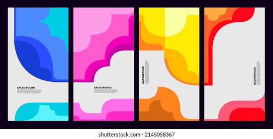 Abstract liquid and fluid abstract shape for brochure design template