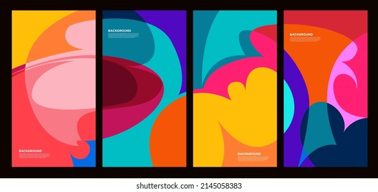 Abstrakte flüssige und flüssige abstrakte Form für Broschüren-Design-Vorlage