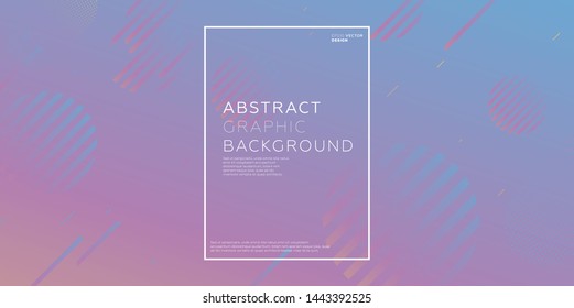 Resumen de las formas de fluidos líquidos. Composición dinámica con elementos geométricos planos de moda. Plantilla de banner degradado para portadas y presentaciones modernas. Ilustración vectorial Eps10