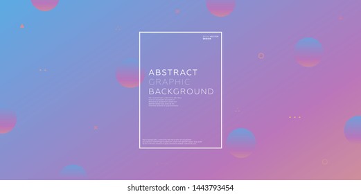 Resumen de las formas de fluidos líquidos. Composición dinámica con elementos geométricos planos de moda. Plantilla de banner degradado para portadas y presentaciones modernas. Ilustración vectorial Eps10