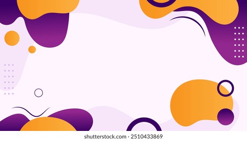 Abstract liquid fluid trendy gradient soft color background corporate business. Dynamic style banner design with gradient shapes for poster banners, cards, print, business flyer, brochure, website, 