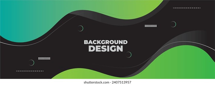 Abstract liquid fluid wavy green background design template. geometric background design illustration for banners, websites , advertisements. wavy lines background design template