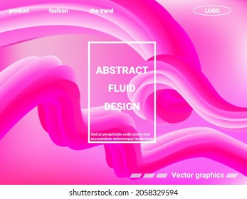 Forma líquida abstracta de color líquido. Concepto vectorial creativo.