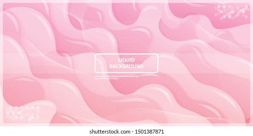 abstract liquid gadient lines with pink background