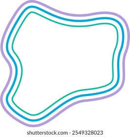 abstract liquid geometric shapes. Dynamical forms with lines, ideal for background element assets
