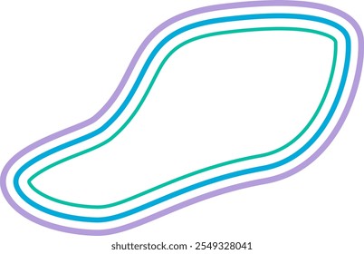 abstract liquid geometric shapes. Dynamical forms with lines, ideal for background element assets