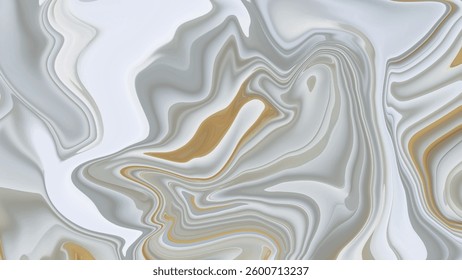 Abstract liquid gold and white fluid design luxury wallpaper. Gold and black marble background art fluid paint pattern. Abstract marble white and gold background vector illustration.
