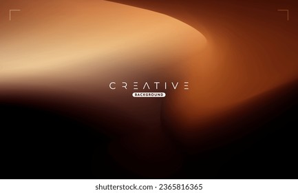 Abstract liquid gradient Background. Black and Orange Fluid Color Gradient. Design Template For ads, Banner, Poster, Cover, Web, Brochure, Wallpaper, and flyer. Vector.