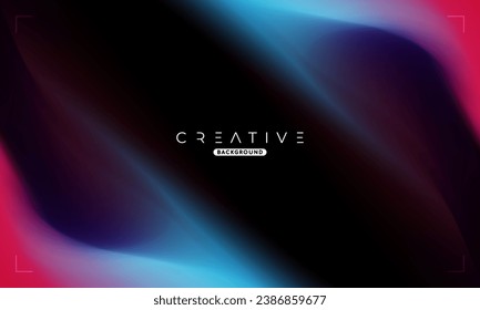 Abstract liquid gradient Background. Black, Red and Blue Fluid Color Gradient. Design Template For ads, Banner, Poster, Cover, Web, Brochure, Wallpaper, and flyer. Vector.