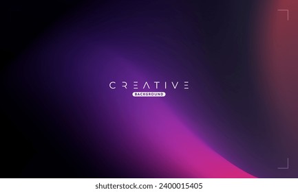 Abstract liquid gradient Background. Black and Purple Fluid Color Gradient. Design Template For ads, Banner, Poster, Cover, Web, Brochure, Wallpaper, and flyer. Vector.