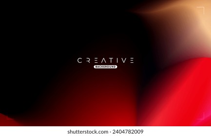 Abstract liquid gradient Background. Black and Red Fluid Color Gradient. Design Template For ads, Banner, Poster, Cover, Web, Brochure, Wallpaper, and flyer. Vector.