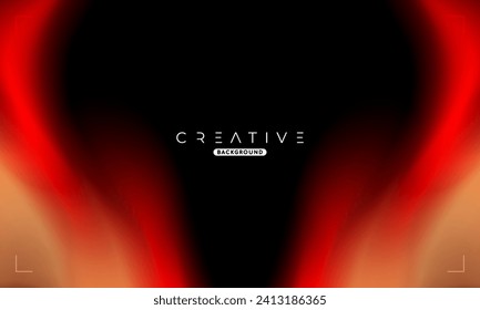 Abstract liquid gradient Background. Black and Red Fluid Color Gradient. Design Template For ads, Banner, Poster, Cover, Web, Brochure, Wallpaper, and flyer. Vector.