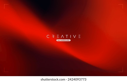 Resumen de gradiente líquido fondo. Gradiente de color de fluido negro y rojo. Plantilla de diseño para anuncios, banner, afiche, portada, web, folleto, fondo de escritorio y volante. Vector.