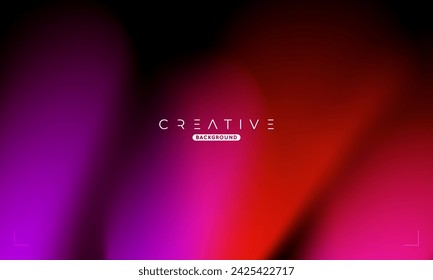 Abstract liquid gradient Background. Black, Red and Purple Fluid Color Gradient. Design Template For ads, Banner, Poster, Cover, Web, Brochure, Wallpaper, and flyer. Vector.