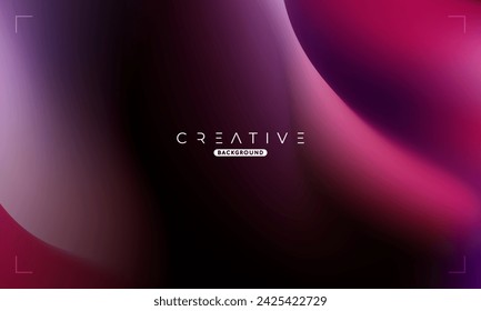 Abstract liquid gradient Background. Black and Purple Fluid Color Gradient. Design Template For ads, Banner, Poster, Cover, Web, Brochure, Wallpaper, and flyer. Vector.