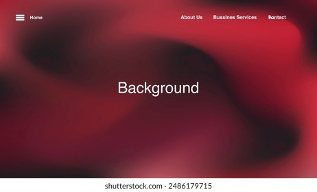 Abstract liquid gradient background. Black and red liquid color gradient.