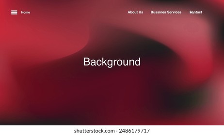 Abstract liquid gradient background. Black and red liquid color gradient.