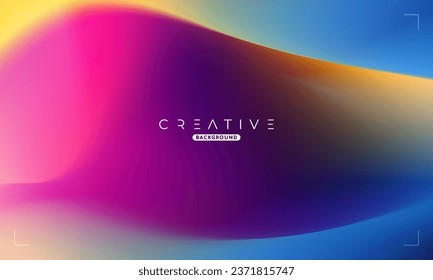 Abstract liquid gradient Background. Colorful Fluid Color Gradient. Design Template For ads, Banner, Poster, Cover, Web, Brochure, Wallpaper, and flyer. Vector.