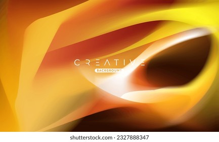 Abstract liquid gradient Background. Fluid colour mix. Orange vivid Color blend. Modern Design Template For Your ads, Banner, Poster, Cover, Web, Brochure, and flyer. Vector Eps 10